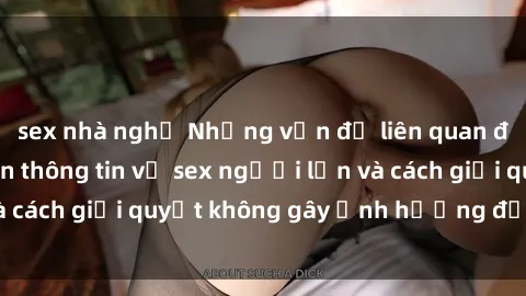 sex nhà nghỉ Những vấn đề liên quan đến việc tiếp cận thông tin về sex người lớn và cách giải quyết không gây ảnh hưởng đến trẻ em